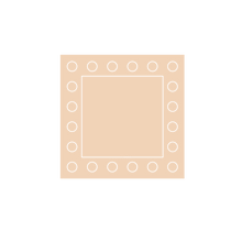 Load image into Gallery viewer, Square Dotted Frame