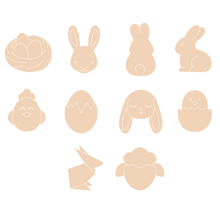 Load image into Gallery viewer, Easter Studs Bundle of 10