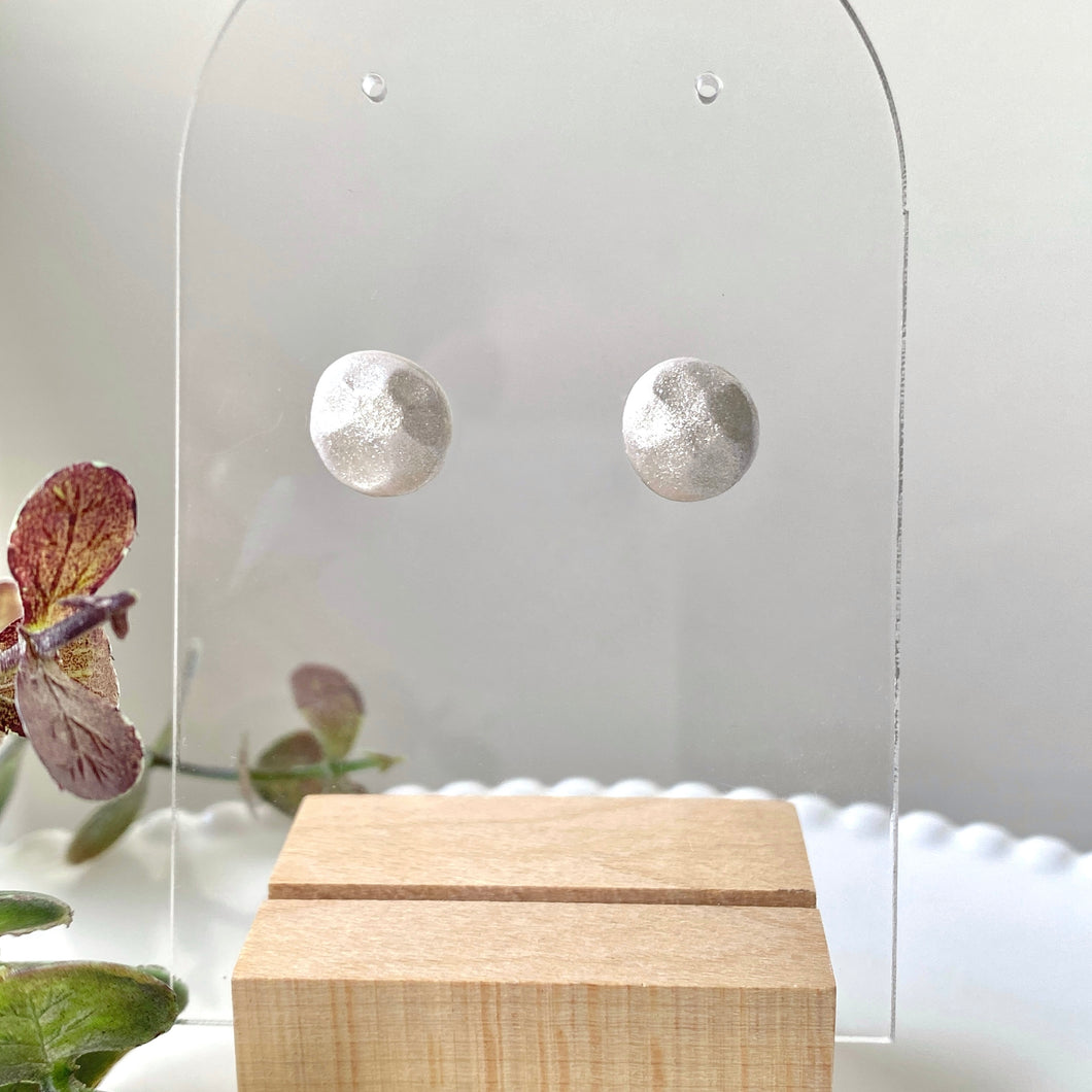 Faux Pearl Studs