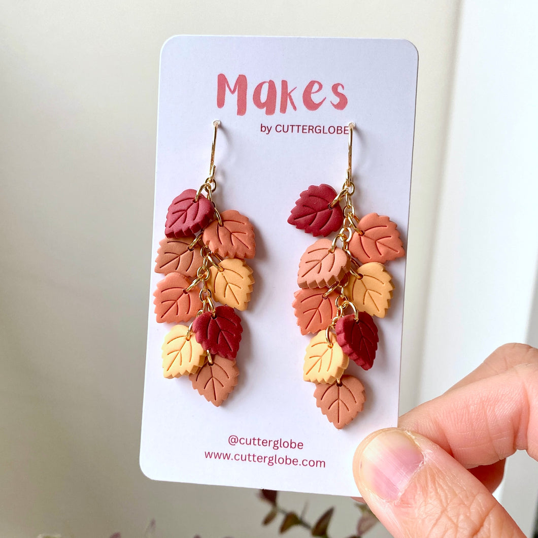 Autumn Leaf Pile Dangles