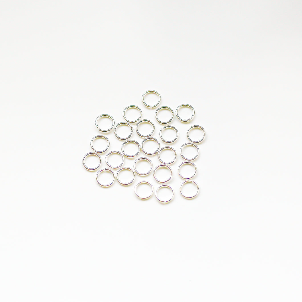 Jump Rings (50 pcs) | SILVER | More Sizes