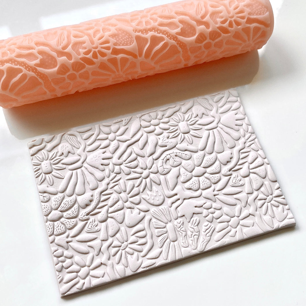 Floral Matisse Texture Roller