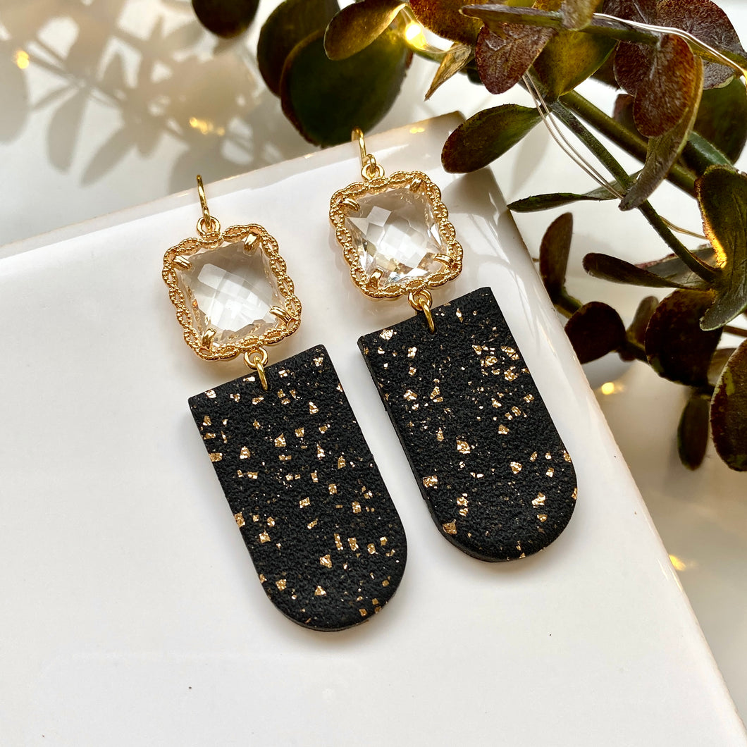 Gold Speckled Elegant Dangles