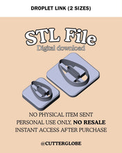 Load image into Gallery viewer, Droplet Link STL (2 Sizes)
