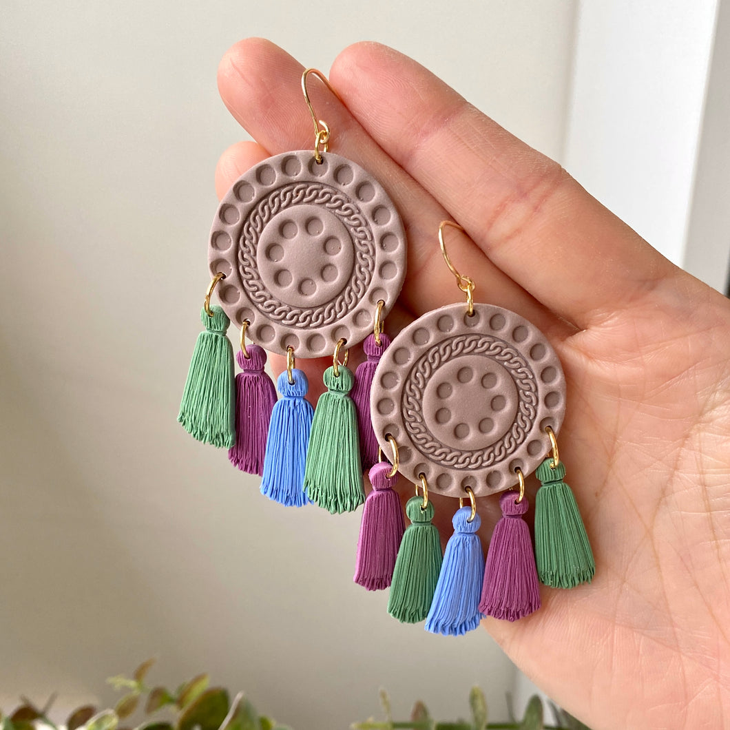 Boho Medallion Dangles