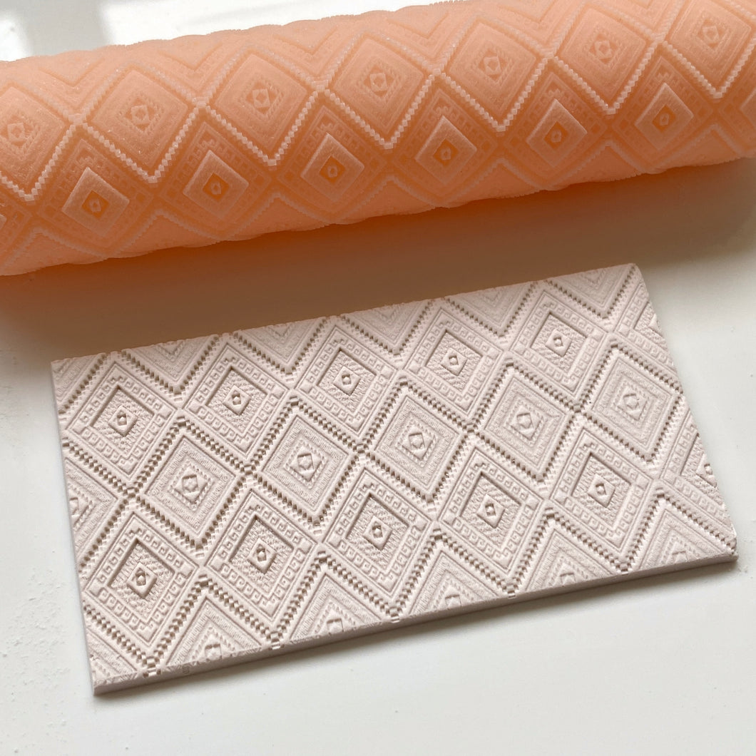 Patterned Diamond Texture Roller