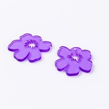 Load image into Gallery viewer, Abstract 6-Petal Flower (Purple) (2 pcs)
