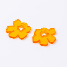Load image into Gallery viewer, Abstract 6-Petal Flower (Yellow) (2 pcs)

