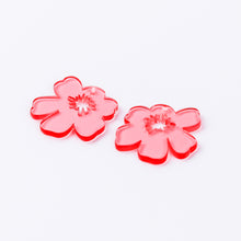 Load image into Gallery viewer, Abstract 6-Petal Flower (Pink) (2 pcs)
