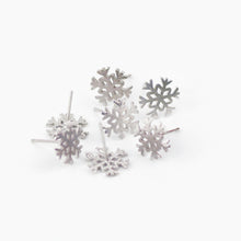 Load image into Gallery viewer, Snowflake Studs
