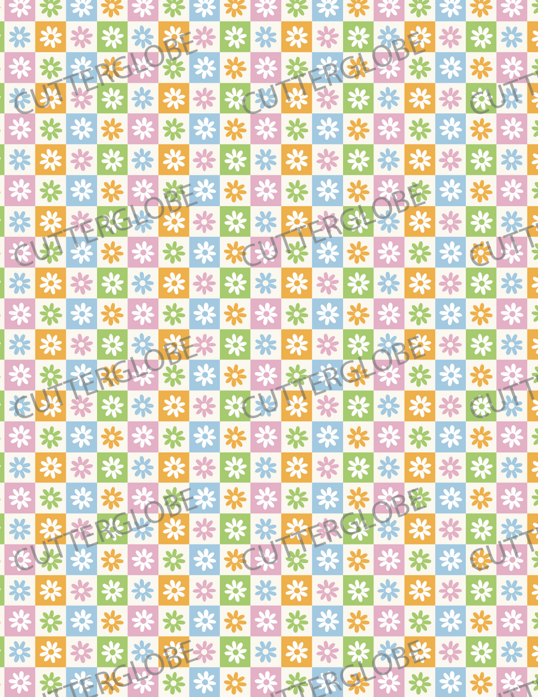 Floral 040 Transfer (Grid)