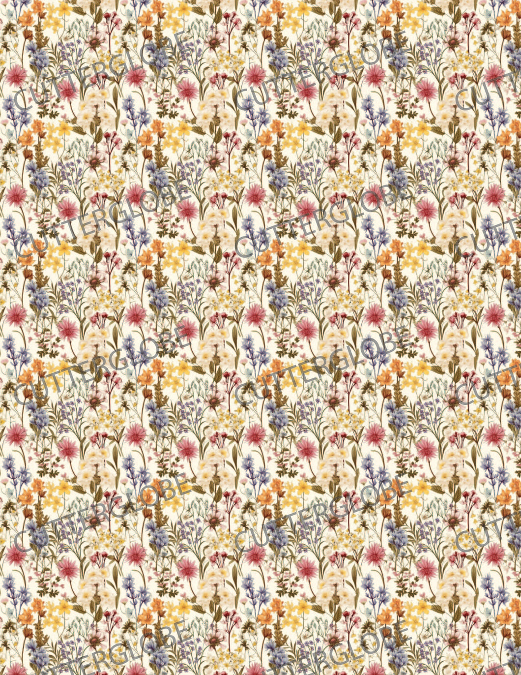 Floral 080 Transfer (Vintage Wildflower)
