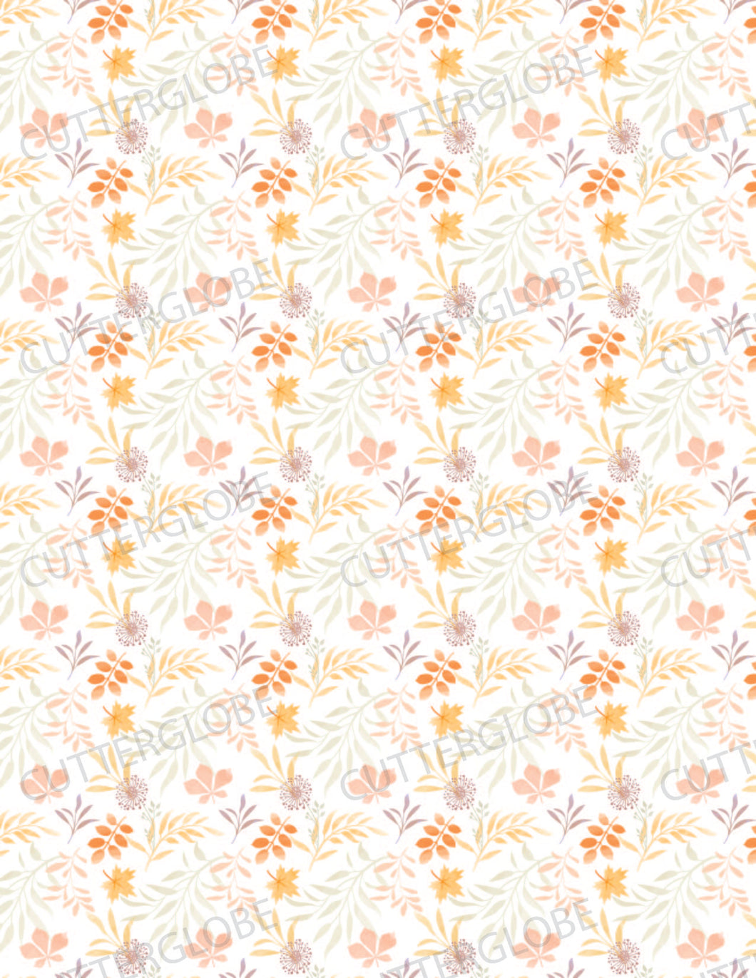 Floral 108 Transfer (Faint)