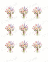 Load image into Gallery viewer, Floral 124 Transfer (Indiv Bouquet)
