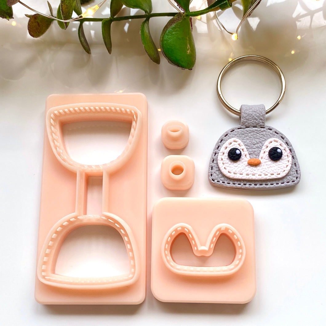 Penguin Stitch Keychain Set