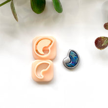 Load image into Gallery viewer, Spiral Shell Abalone Shell Stud Dupe
