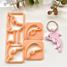 Load image into Gallery viewer, Dolphin Stitch Keychain Set
