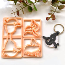 Load image into Gallery viewer, Whale Stitch Keychain Set
