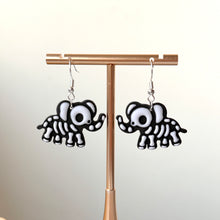 Load image into Gallery viewer, Elephant Skeleton Dangles
