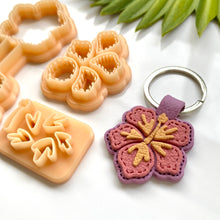 Load image into Gallery viewer, Hibiscus Stitch Keychain Set
