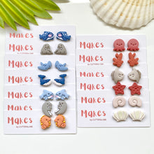 Load image into Gallery viewer, Marine Animals Studs
