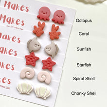 Load image into Gallery viewer, Marine Animals Studs
