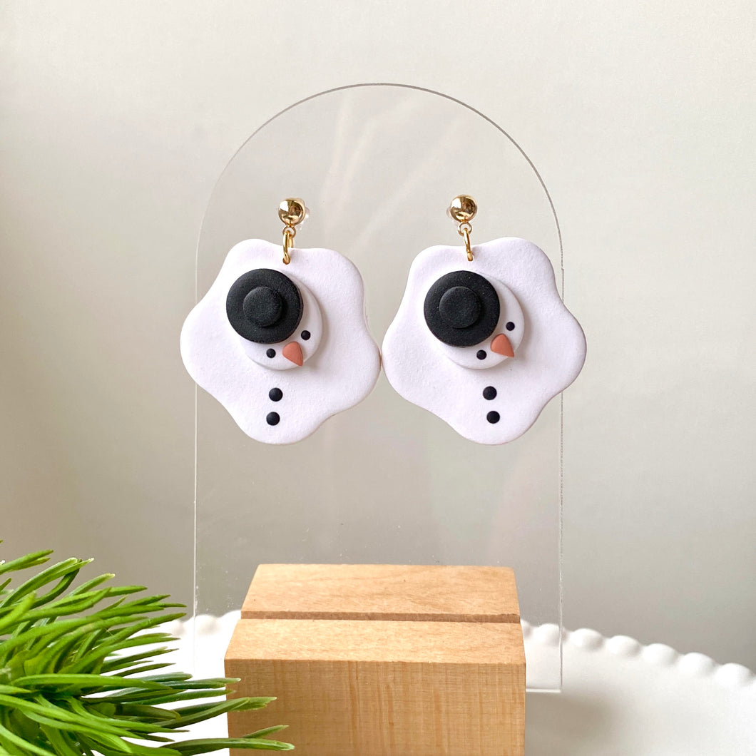 Melted Snowman Dangles
