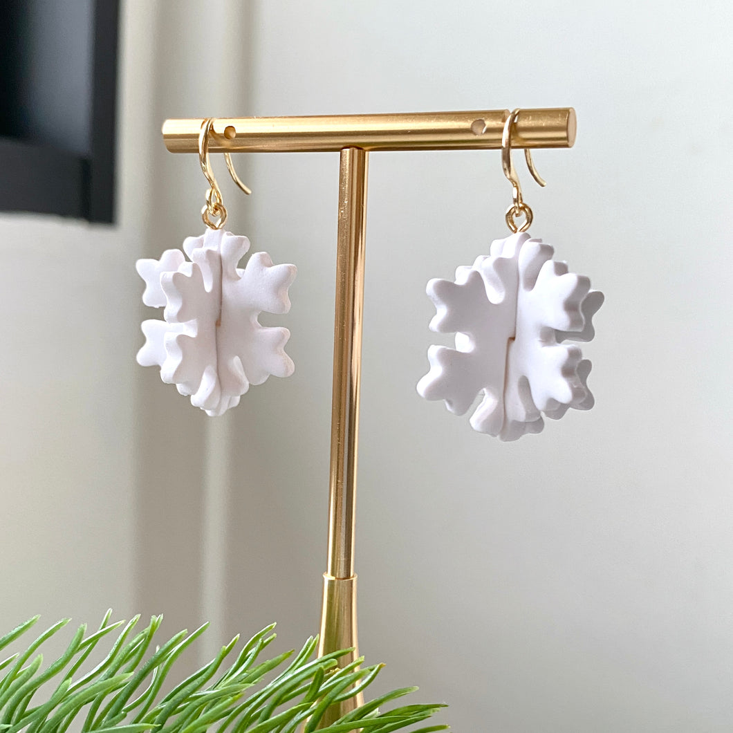 3D Snowflake Dangles