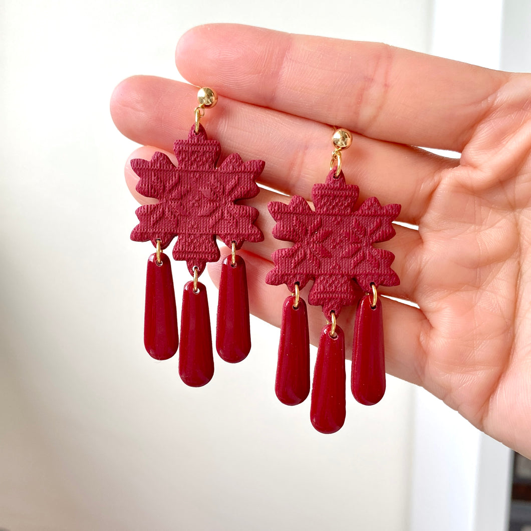 Snowflake Drop Dangles