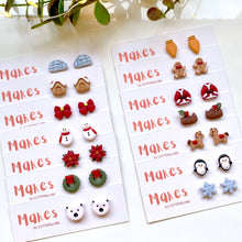 Load image into Gallery viewer, Christmas Studs
