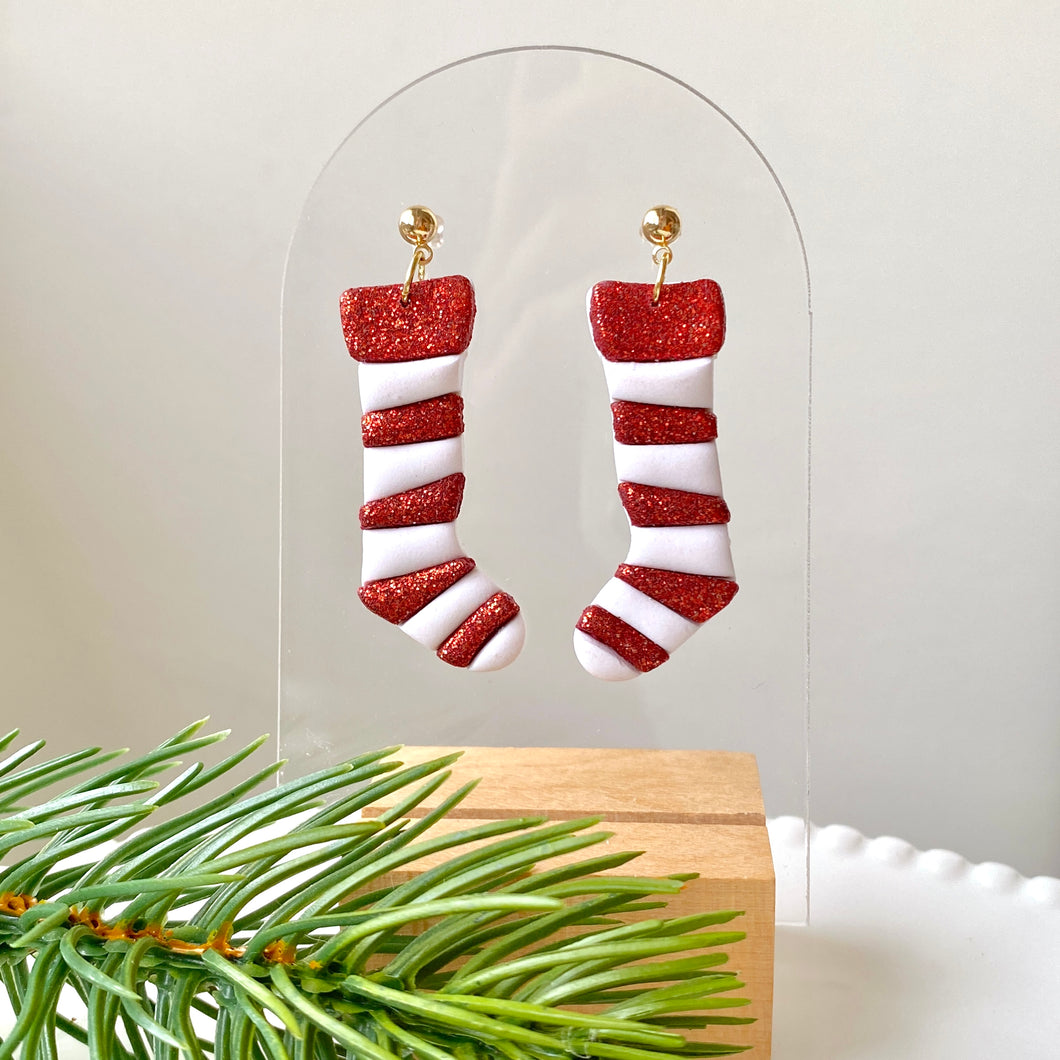 Long Stocking Glitter Dangles