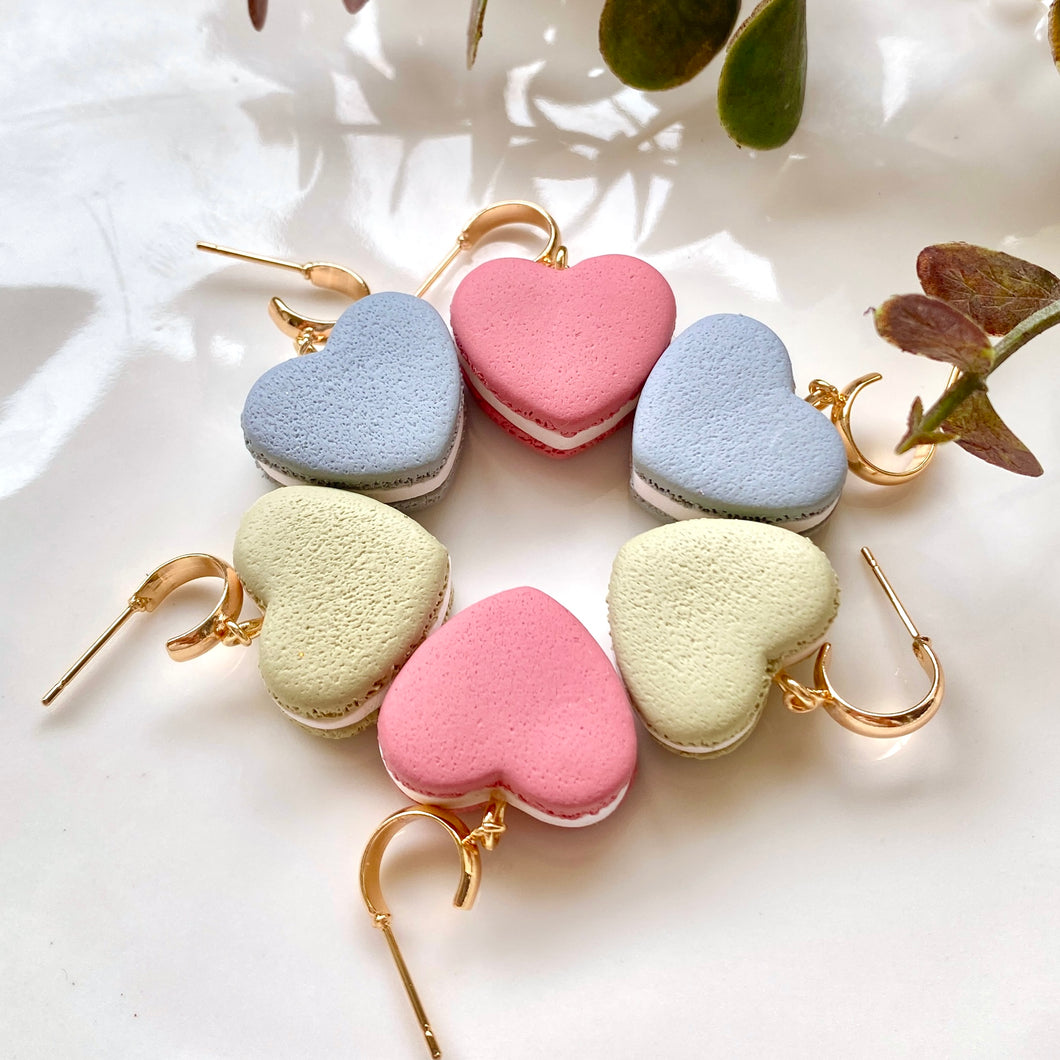 Heart Macaron Dangles