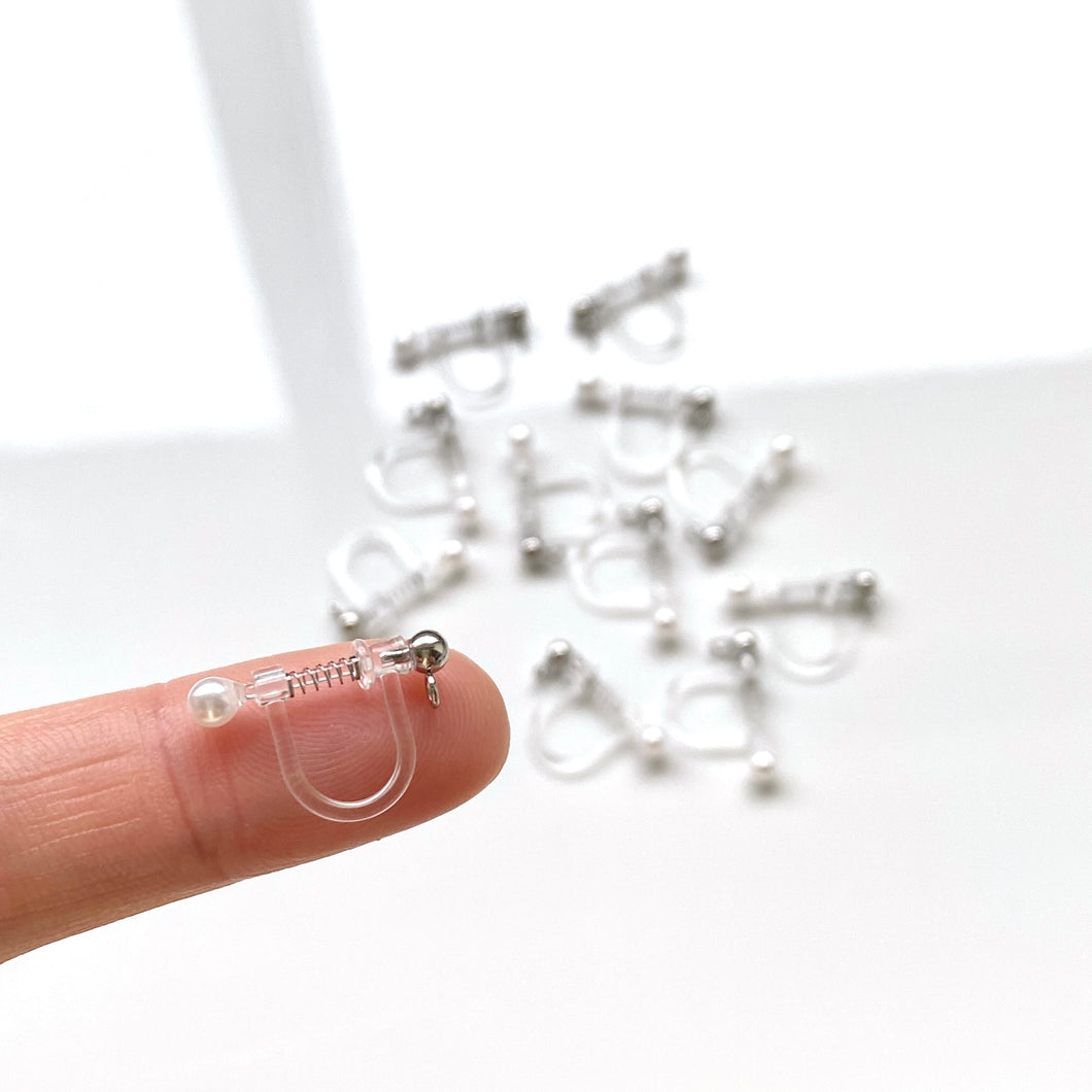 Dangle Clip-On Attachment (Spring) (10 pcs) | SILVER