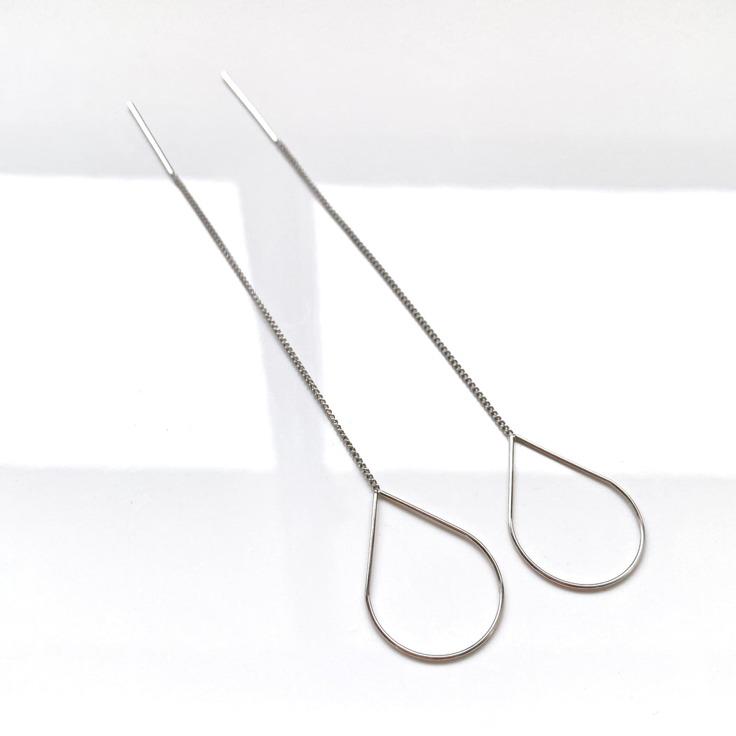 Teardrop Threaders (10 pcs) | SILVER