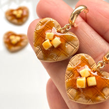 Load image into Gallery viewer, Heart Syrup Waffle Dangles
