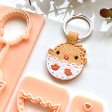 Load image into Gallery viewer, Hatching Chick Stitch Keychain Set
