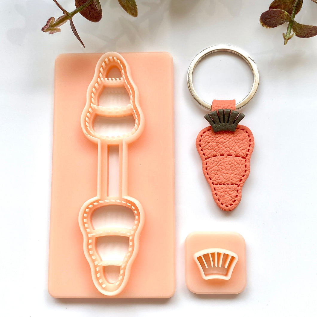 Carrot Stitch Keychain Set