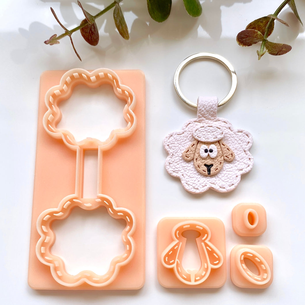 Sheep Stitch Keychain Set