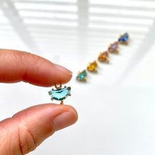 Load image into Gallery viewer, CZ Semicircle Connector (10 pcs)
