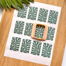 Load image into Gallery viewer, Summer 028 Transfer (Indiv Rect Monstera)
