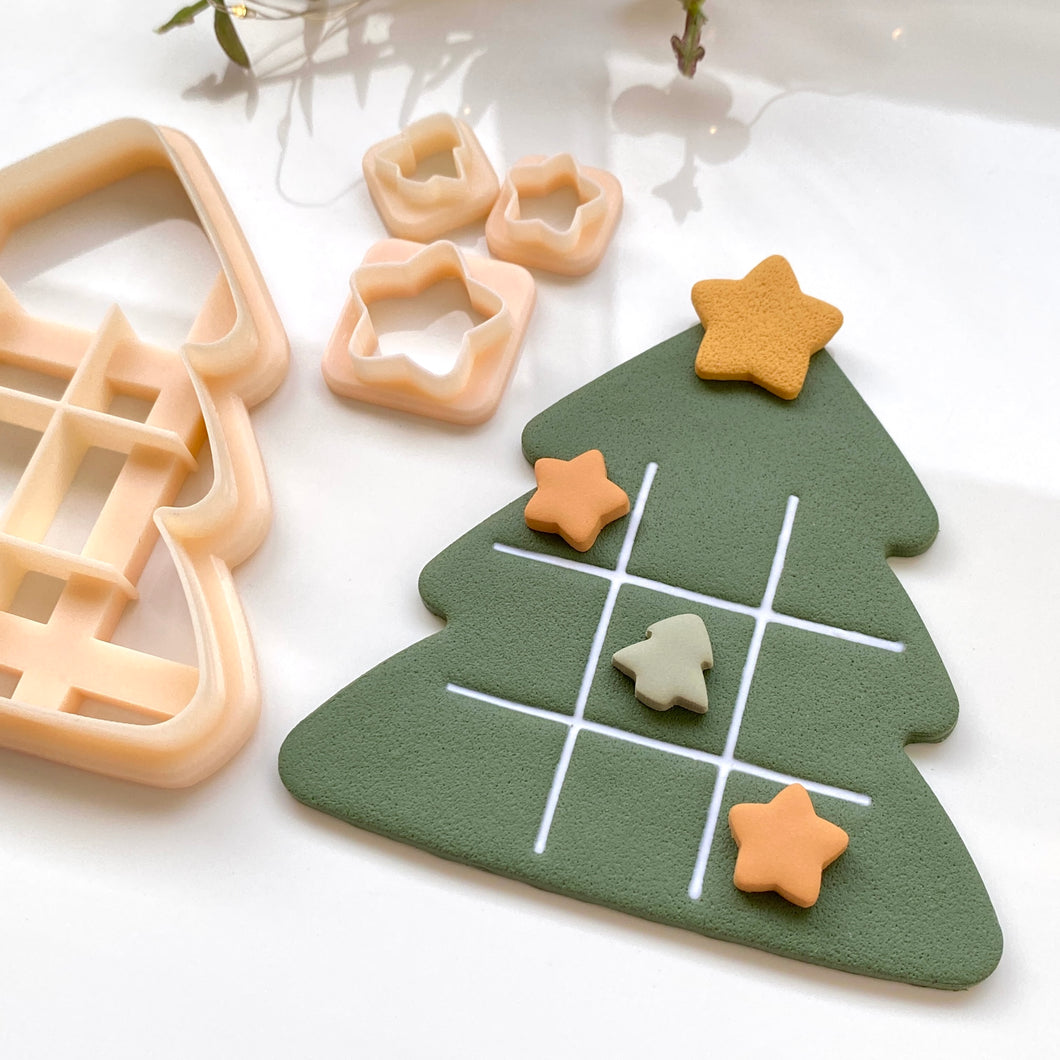 Christmas Tree TicTacToe Set