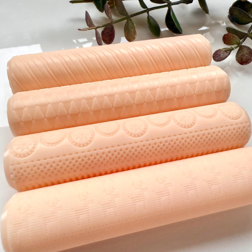 Christmas 2025 Texture Rollers Bundle of 4