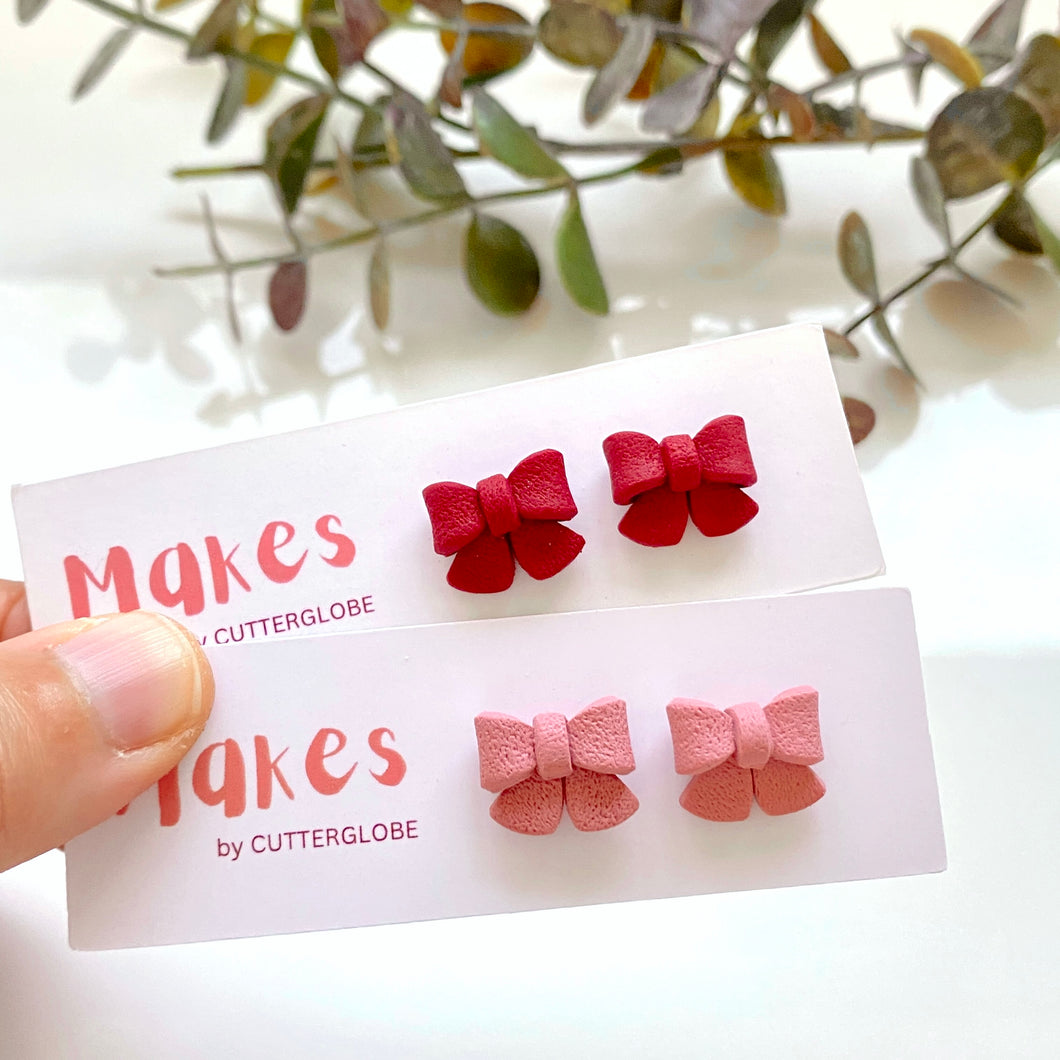 Valentine's Bow Studs