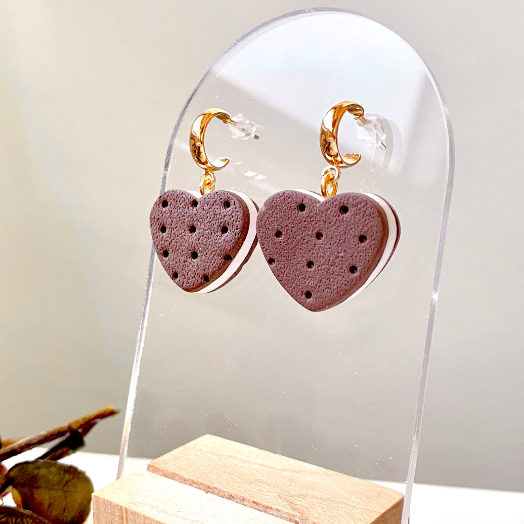 Heart Ice Cream Sandwich Dangles