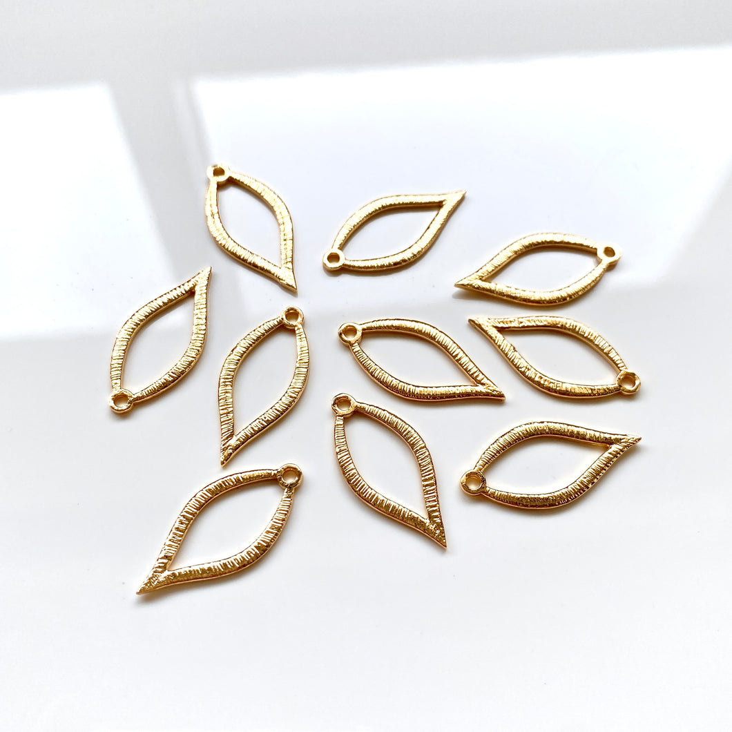 Small Bulb Bezel Charm (10 pcs)