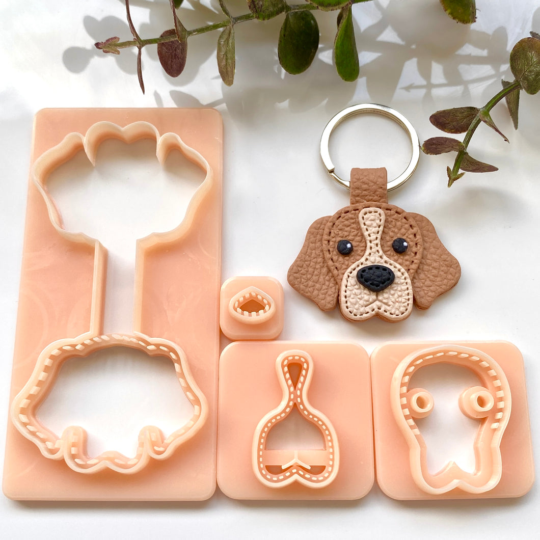 Dog Stitch Keychain Set