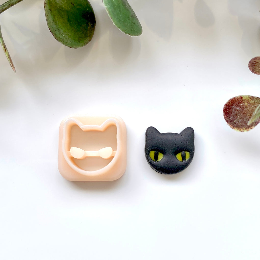 Cat with Eyes Stud
