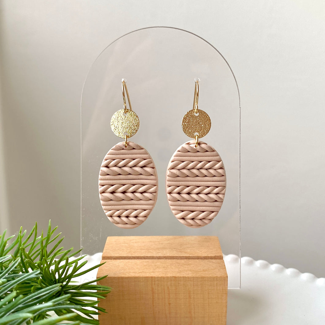 Knit Texture Dangles