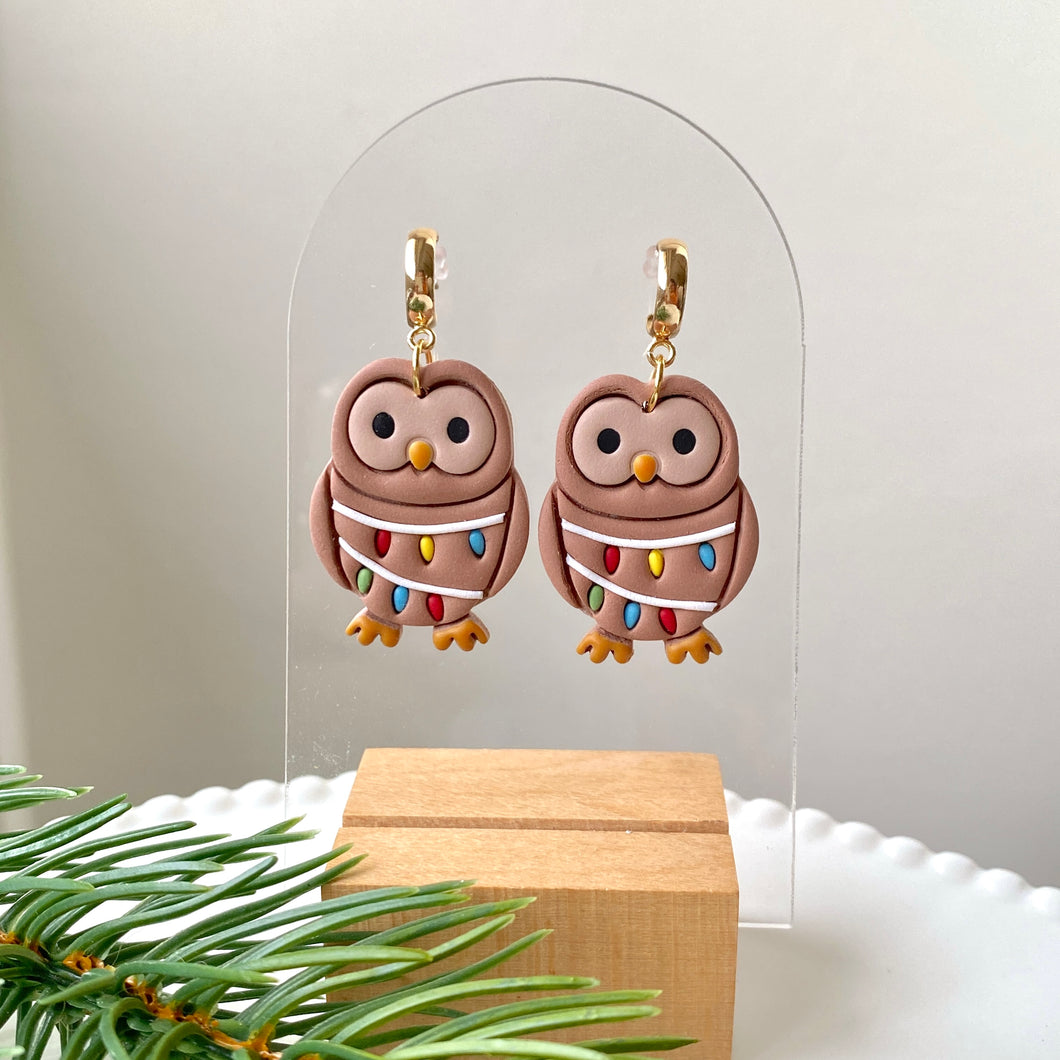 Fairy Light Owl Dangles