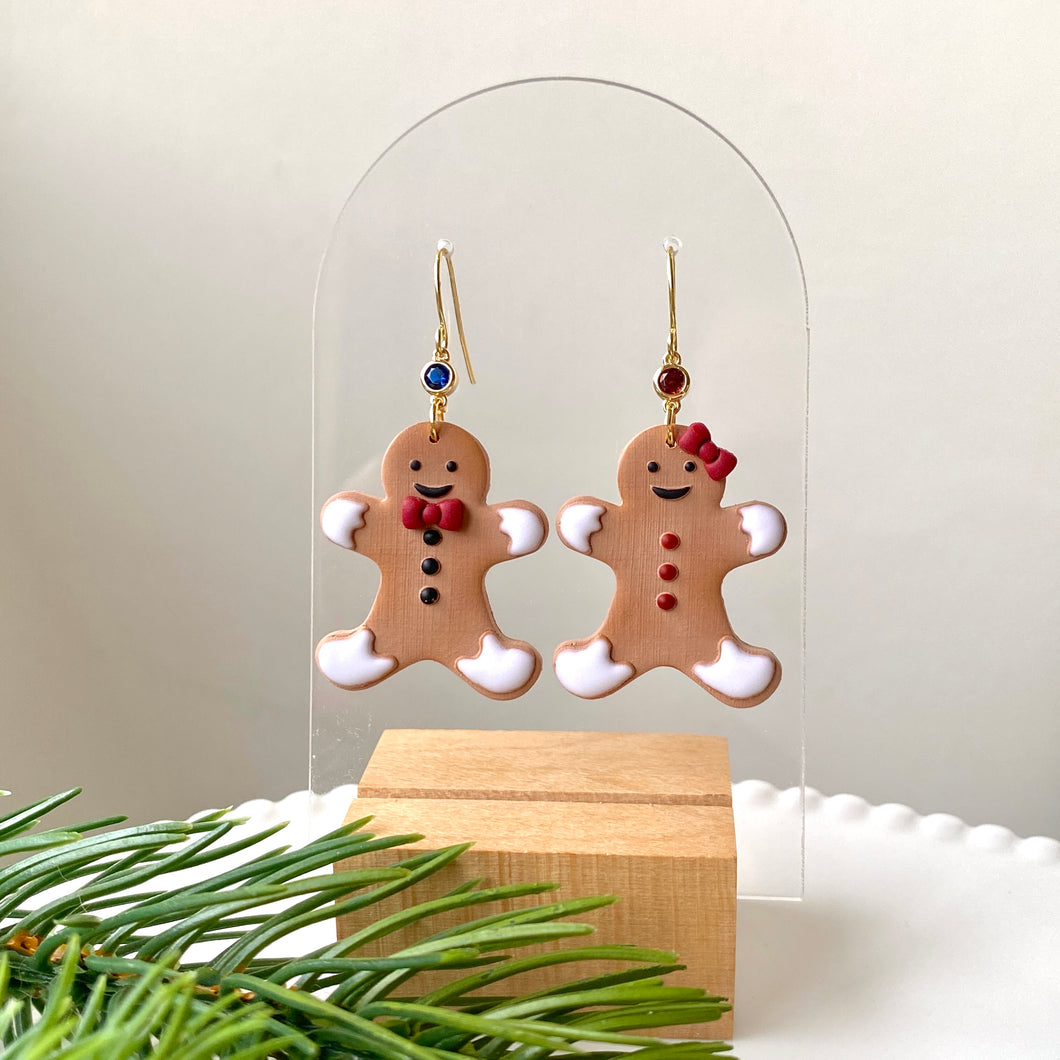 Gingerbread Couple Dangles